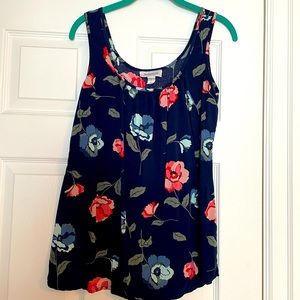 Motherhood Maternity Pleated Tank Blouse